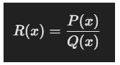 Graph illustration of Rational Functions